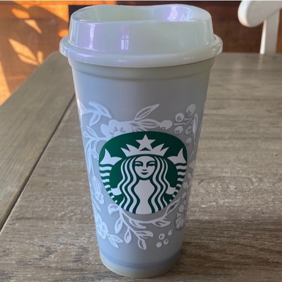 Bundle 2 Starbucks: Color CHANGING REUSABLE HOT CUP & Ceramic Christmas Ornament - Picture 7 of 7
